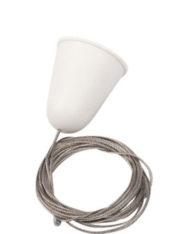 DOBAC MHT1-P15-WH TRACK ZAWIESIE LINKOWE 1,5m białe z regulacją bez uchwytu