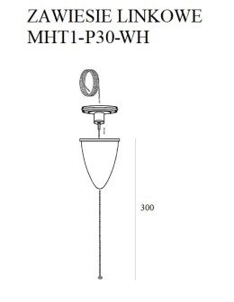 Maxlight Track Cable Suspension 3M White With Adjustable Without Handle MHT1-P30-WH - product 2