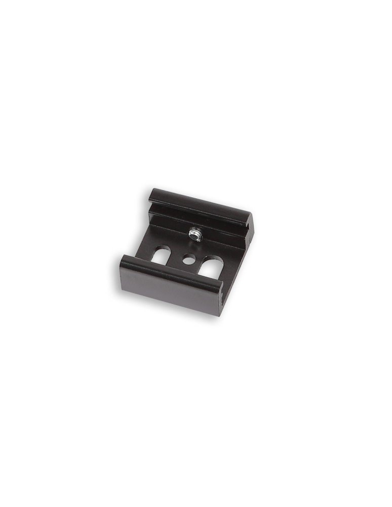 Accessories for 3 phase busbars - Maxlight Track Rail Mount Short Black MHT1-P1-BK - product kolory-swiatla.pl 1