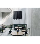 Pendant tube lamps - Maxlight Organic 33X1 Pendant Lamp Black P0419D. - product 2