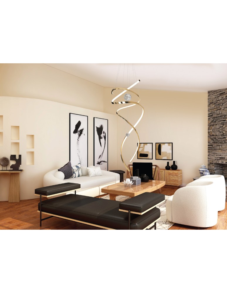 LED pendant lamps - Maxlight Ritz P0427D Pendant Lamp. - product kolory-swiatla.pl 2