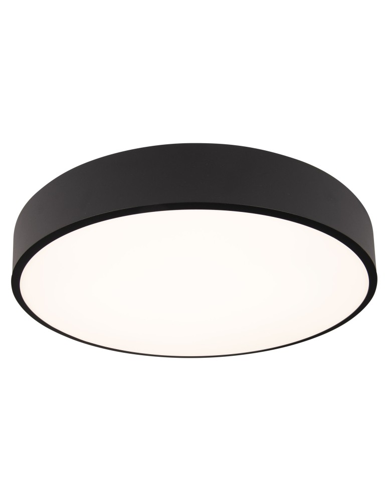 Hermetic plafonds - Maxlight Plafond Roundy Black Dimmable IP54 C0214 - product kolory-swiatla.pl 1