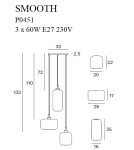 Pendant lamps - Maxlight Smooth III Pendant Lamp P0451 - product 3