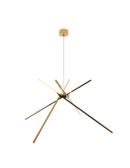 MAXLIGHT P0457 LAMPA WISZĄCA SPIDER ZŁOTA