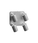 Spotlight ceiling lamps - Nowodvorski EYE SPOT Reflector/Spot Max power 4x10W only LED GU10 Silver 5844 - product 1