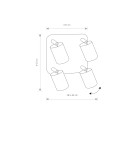 Spotlight ceiling lamps - Nowodvorski EYE SPOT Reflector/Spot Max power 4x10W only LED GU10 Silver 5844 - product 2