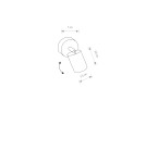 Ceiling spotlights - Nowodvorski EYE SPOT Reflector/Spot Max power 1x10W only LED GU10 Black 6018 - product 2