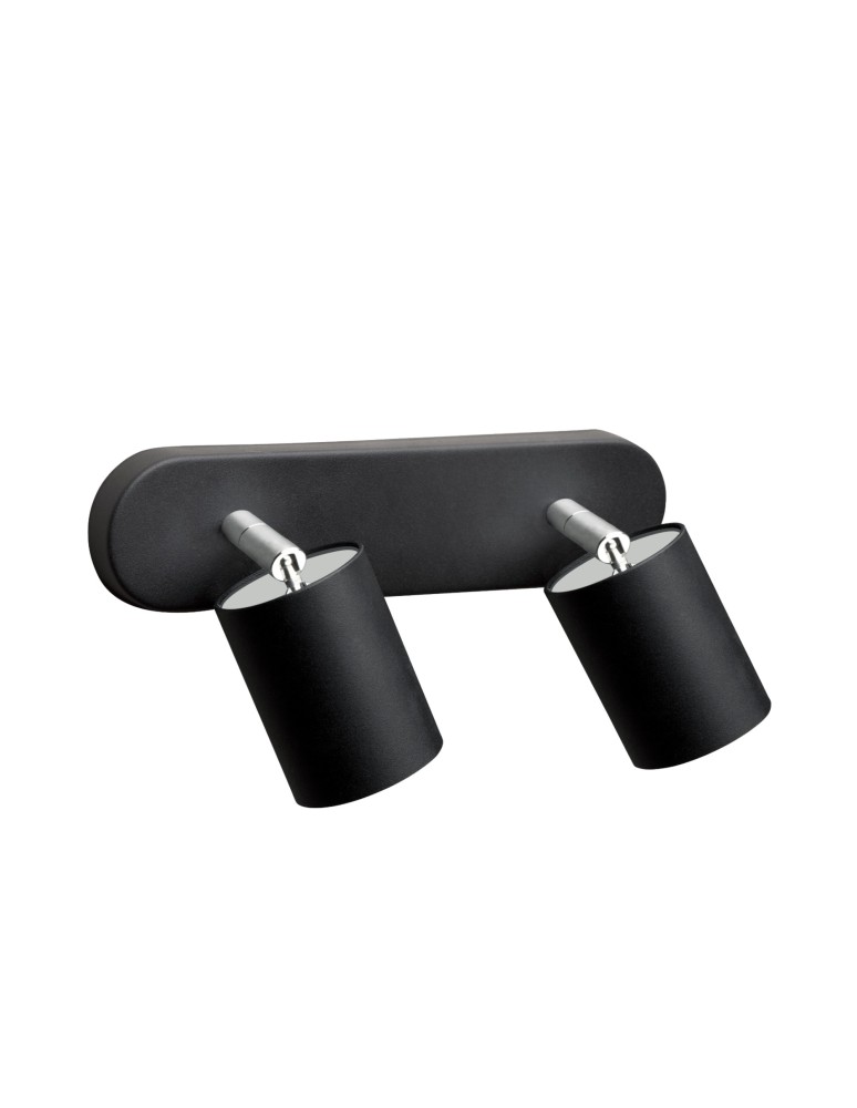 Spotlight ceiling lamps - Nowodvorski EYE SPOT Reflector/Spot Max power 2x10W only LED GU10 Black 6020 - product kolory-swiatla.pl 1