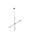 Nowodvorski STICKS III Wisząca 3xE27 Czarny 6268