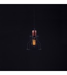 Pendant lamps - Nowodvorski WORKSHOP B Suspended Ceiling Max power 1x60W E27 Black 6336 - product 2
