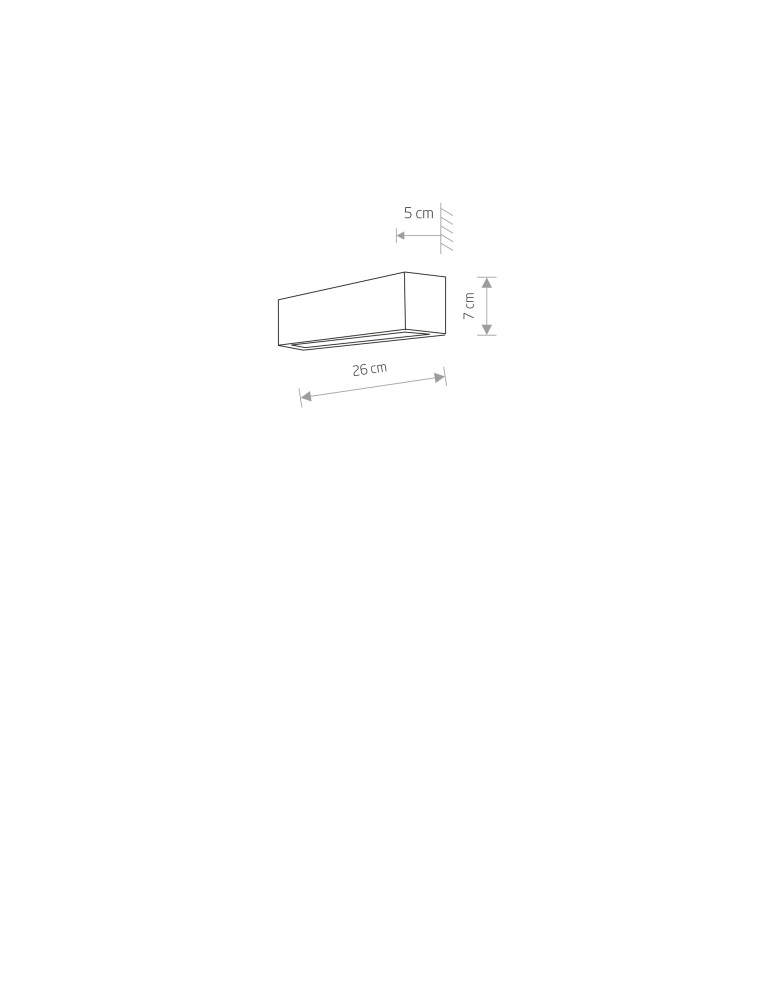 Wall lamps - Nowodvorski STRAIGHT WALL XS Wall Wall lamp Max wattage 40W E14 Silver 6354 - product kolory-swiatla.pl 2