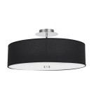 Ceiling lamps with lampshade - Nowodvorski VIVIANE Ceiling Plafond/Suspended Max wattage 3x60W E27 Black 6390 - product 1