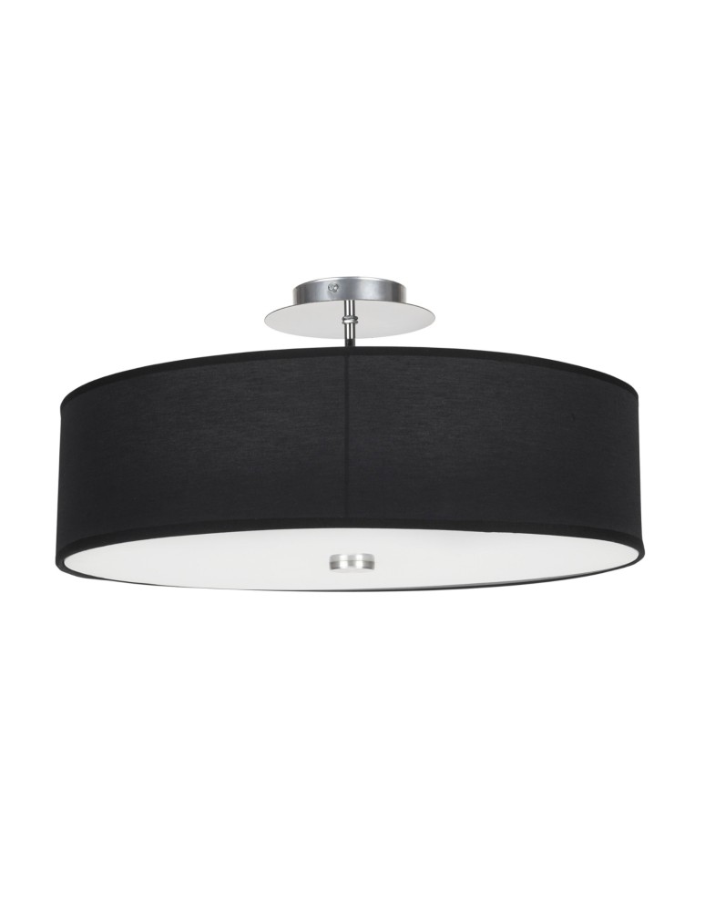 Ceiling lamps with lampshade - Nowodvorski VIVIANE Ceiling Plafond/Suspended Max wattage 3x60W E27 Black 6390 - product kolory-swiatla.pl 1