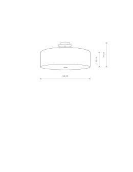 Nowodvorski VIVIANE Przysufitowa 3xE27 Czarny 6390 - produkt 2