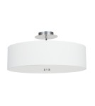 Ceiling lamps with lampshade - Nowodvorski VIVIANE Ceiling Plafond/Suspended Max wattage 3x60W E27 White 6391 - product 1