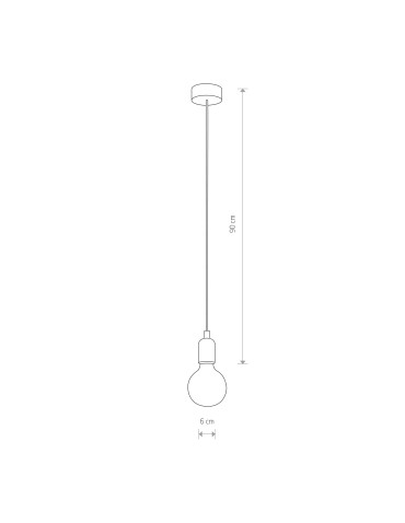 Nowodvorski SILICONE Suspended Ceiling Max power 1x60W E27 White 6403 - product 2