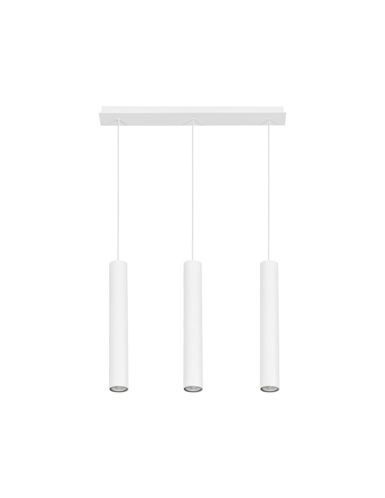 Pendant tube lamps - Nowodvorski EYE Ceiling Pendant Max power 3x10W only LED GU10 White 6481 - product kolory-swiatla.pl 1
