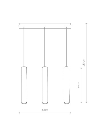 Nowodvorski EYE Ceiling Pendant Max power 3x10W only LED GU10 White 6481 - product 2