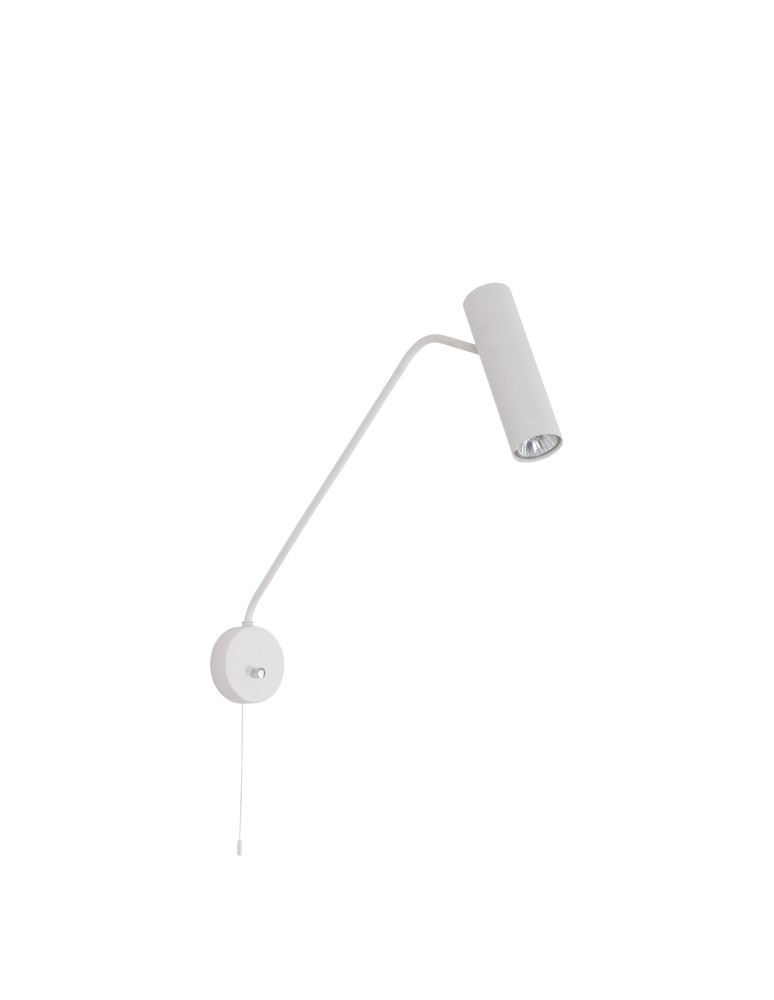 Cantilever wall lamps - Nowodvorski EYE SUPER Wall lamp adjustable Max power 1x35W GU10 White 6487 - product kolory-swiatla.pl 1