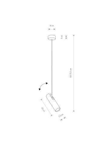 Nowodvorski EYE SUPER B Spotlight/Spot Max power 1x35W GU10 White 6490 - product 2