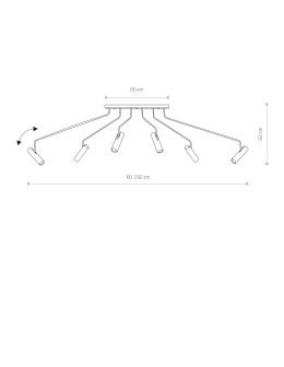 Nowodvorski EYE SUPER VI Reflektor 6xGU10 Biały 6492 - produkt 2