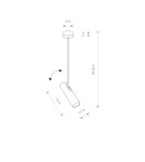 Ceiling spotlights - Nowodvorski EYE SUPER A Spotlight/Spot Max power 1x35W GU10 Black 6502 - product 3