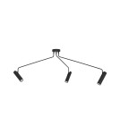 Spotlight ceiling lamps - Nowodvorski EYE SUPER Reflector/Spot Max power 3x35W GU10 Black 6504 - product 1