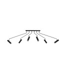 Spotlight ceiling lamps - Nowodvorski EYE SUPER Reflector/Spot Max power 6x35W GU10 Black 6505 - product 1