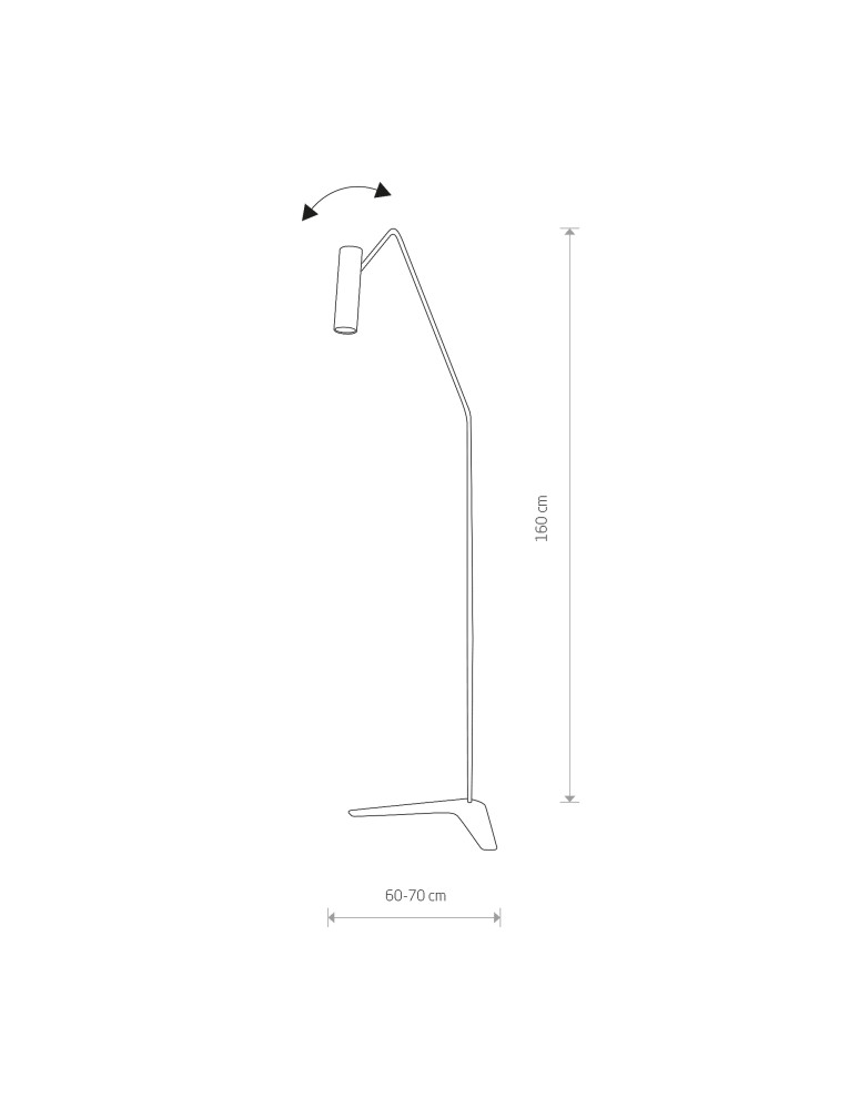 Broken floor lamps - Nowodvorski EYE SUPER Floor Max power 1x35W GU10 Black 6506 - product kolory-swiatla.pl 3