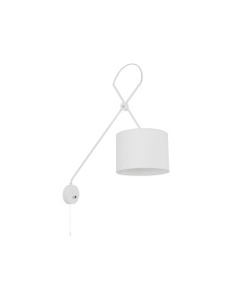 Nowodvorski VIPER Wall lamp adjustable with switch Max power 1x40W E14 White 6512