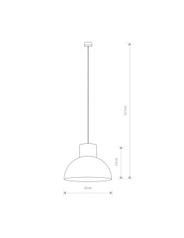 Nowodvorski WORKS I Wisząca 1xE27 Czarny 6613 - produkt 2