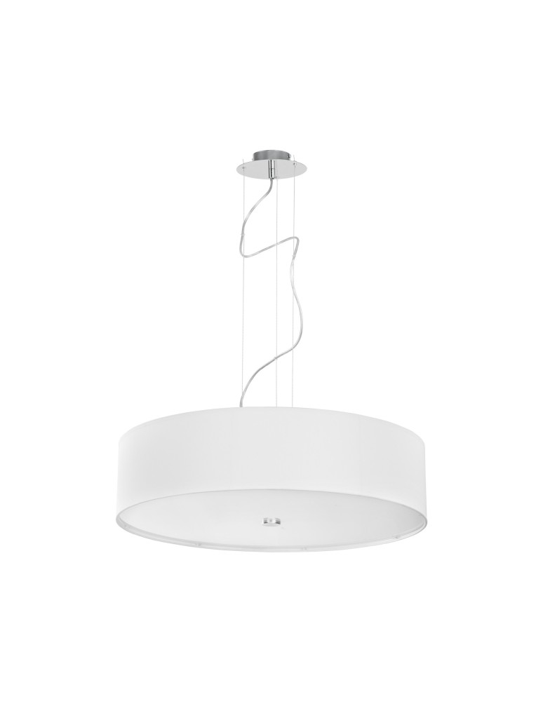 Pendant lamps - Nowodvorski VIVIANE Suspended Ceiling Max power 3x60W E27 White 6772 - product kolory-swiatla.pl 1