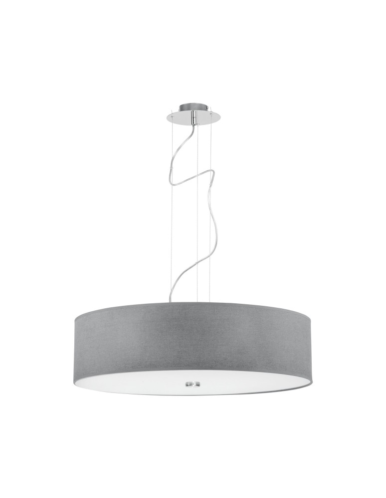 Pendant lamps - Nowodvorski VIVIANE Suspended Ceiling Max power 3x60W E27 Grey 6773 - product kolory-swiatla.pl 1
