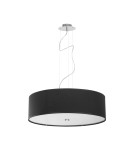 Pendant lamps - Nowodvorski VIVIANE Suspended Ceiling Max power 3x60W E27 Black 6774 - product 1