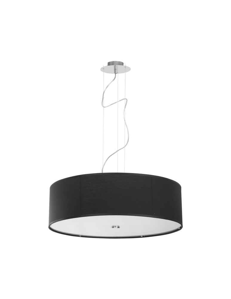 Pendant lamps - Nowodvorski VIVIANE Suspended Ceiling Max power 3x60W E27 Black 6774 - product kolory-swiatla.pl 1