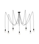 Pendant lamps spiders - Nowodvorski SPIDER Suspended Ceiling Max power 7x60W E27 Black 6785 - product 1