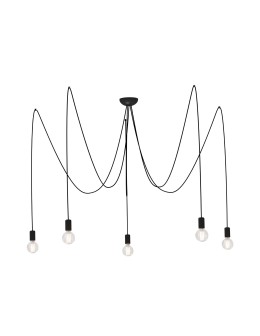 Nowodvorski SPIDER Suspended Ceiling Max power 5x60W E27 Black 6788