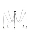 Nowodvorski SPIDER Suspended Ceiling Max power 5x60W E27 Black 6788