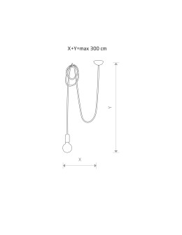 Nowodvorski SPIDER Suspended Ceiling Max power 1x60W E27 Black 6792 - product 2