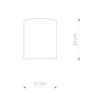 Wall lamps - Nowodvorski ALICE XS Wall lamp Max power 1x60W E27 Grey 6812 - product 2