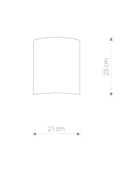 Nowodvorski ALICE XS Wall lamp Max power 1x60W E27 Grey 6812 - product 2