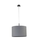 Pendant lamps with lampshade - Nowodvorski ALICE L Suspended Ceiling Max power 1x60W E27 Grey 6816 - product 1