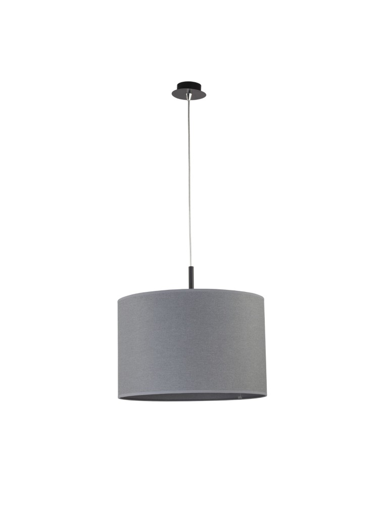 Pendant lamps with lampshade - Nowodvorski ALICE L Suspended Ceiling Max power 1x60W E27 Grey 6816 - product kolory-swiatla.pl 1