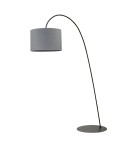 Floor lamps with lampshade - Nowodvorski ALICE L Floor Max power 1x60W E27 Black 6818 - product 1