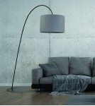 Floor lamps with lampshade - Nowodvorski ALICE L Floor Max power 1x60W E27 Black 6818 - product 2