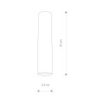 Ceiling luminaires for replaceable light source - Nowodvorski EYE M Spot Surface Max power 1x35W GU10 Black 6837 - product 2