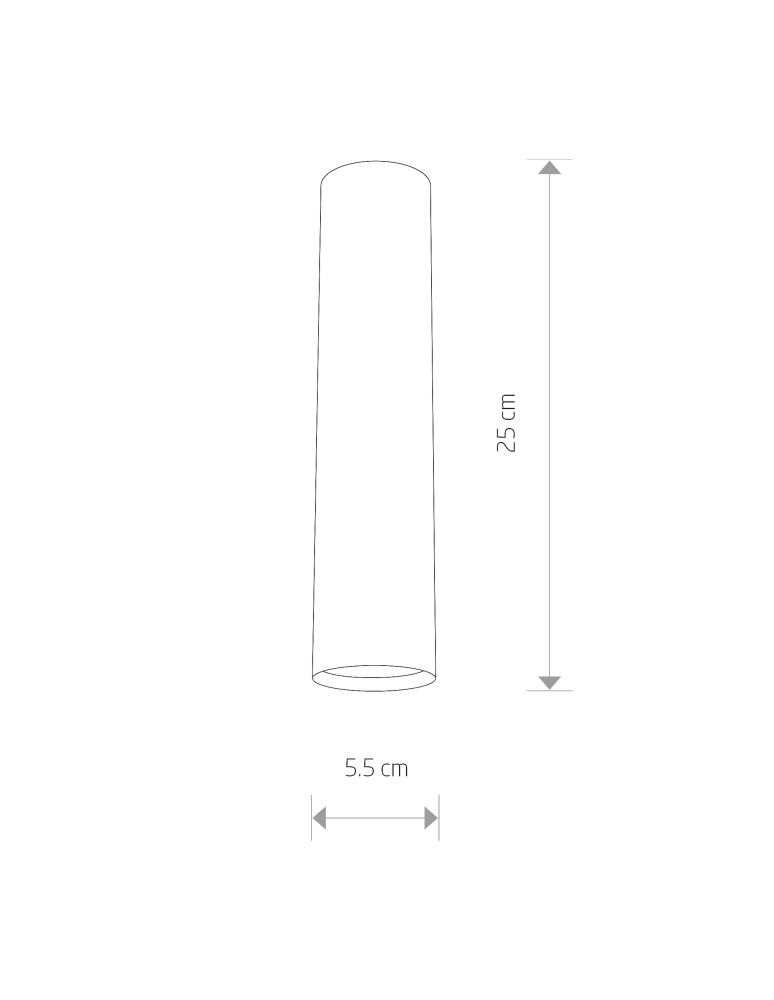Ceiling luminaires for replaceable light source - Nowodvorski EYE M Spot Surface Max power 1x35W GU10 Black 6837 - product kolory-swiatla.pl 3