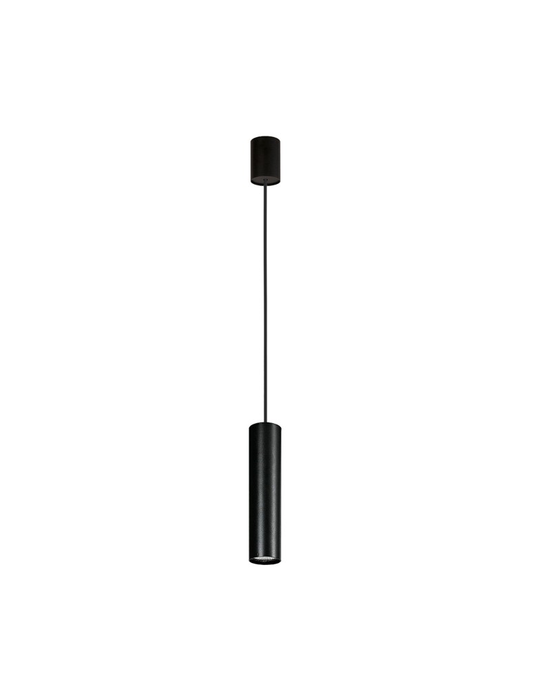 Pendant tube lamps - Nowodvorski EYE M Ceiling Pendant Max power 1x10W only LED GU10 Black 6840 - product kolory-swiatla.pl 1