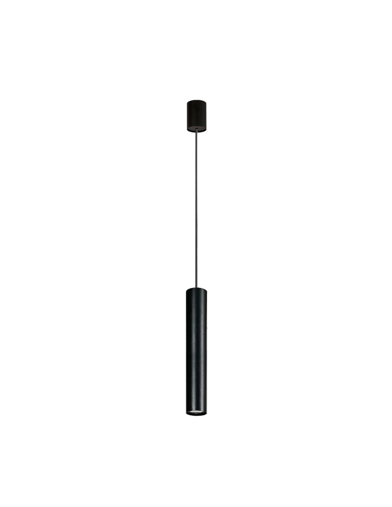Pendant tube lamps - Nowodvorski EYE L Ceiling Pendant Max power 1x10W only LED GU10 Black 6841 - product kolory-swiatla.pl 1