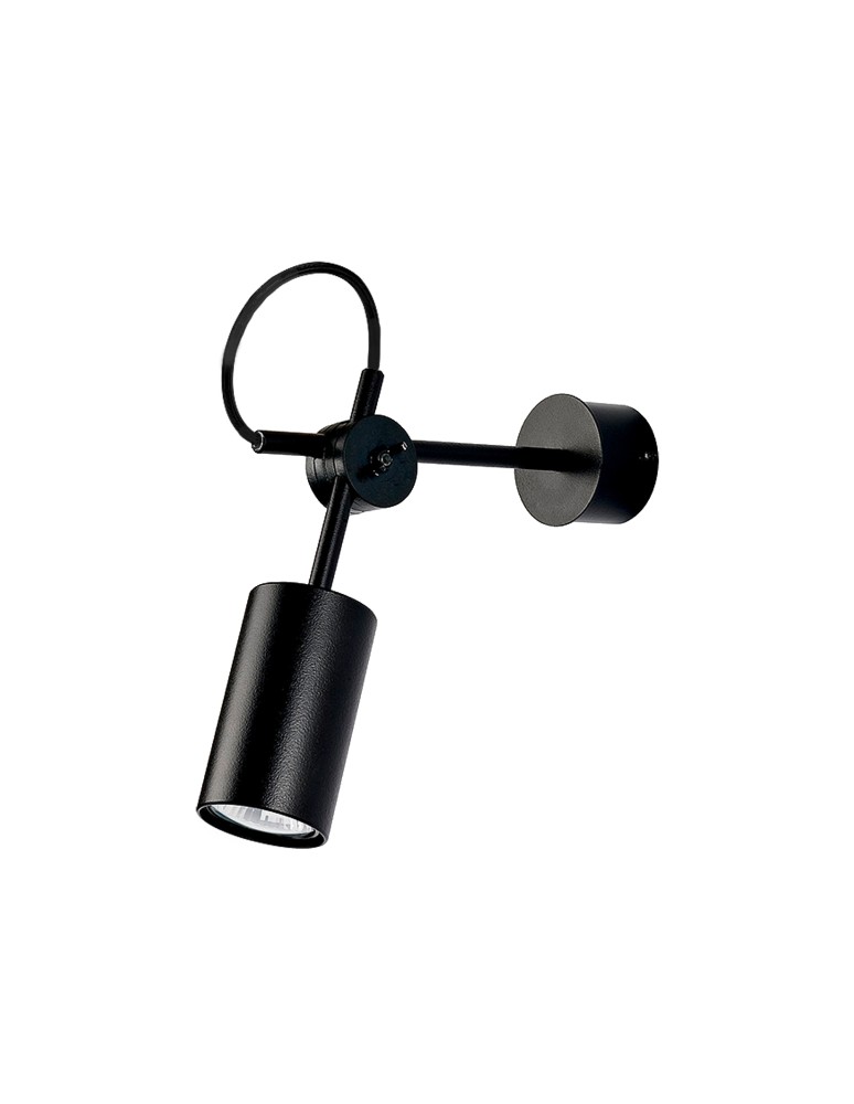Modern wall lamps - Nowodvorski EYE Wall lamp adjustable Max power 1x35W GU10 Black 6842 - product kolory-swiatla.pl 1